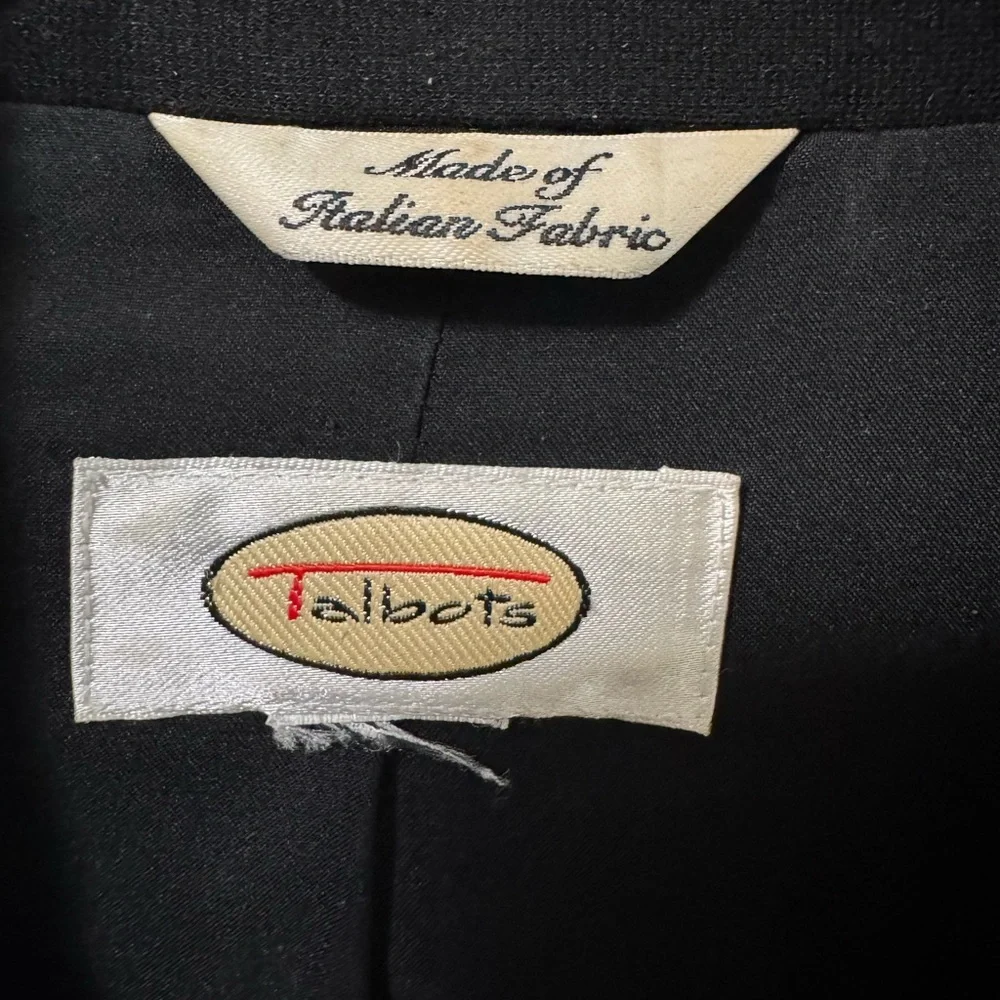 Talbots Elegant Black Blazer